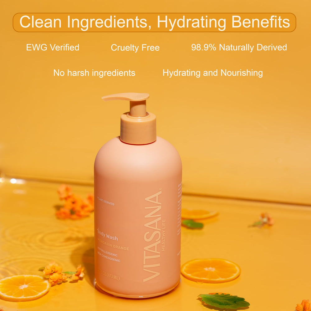 Vitasana EWG Verified label signals safer, cleaner skincare in every shower.