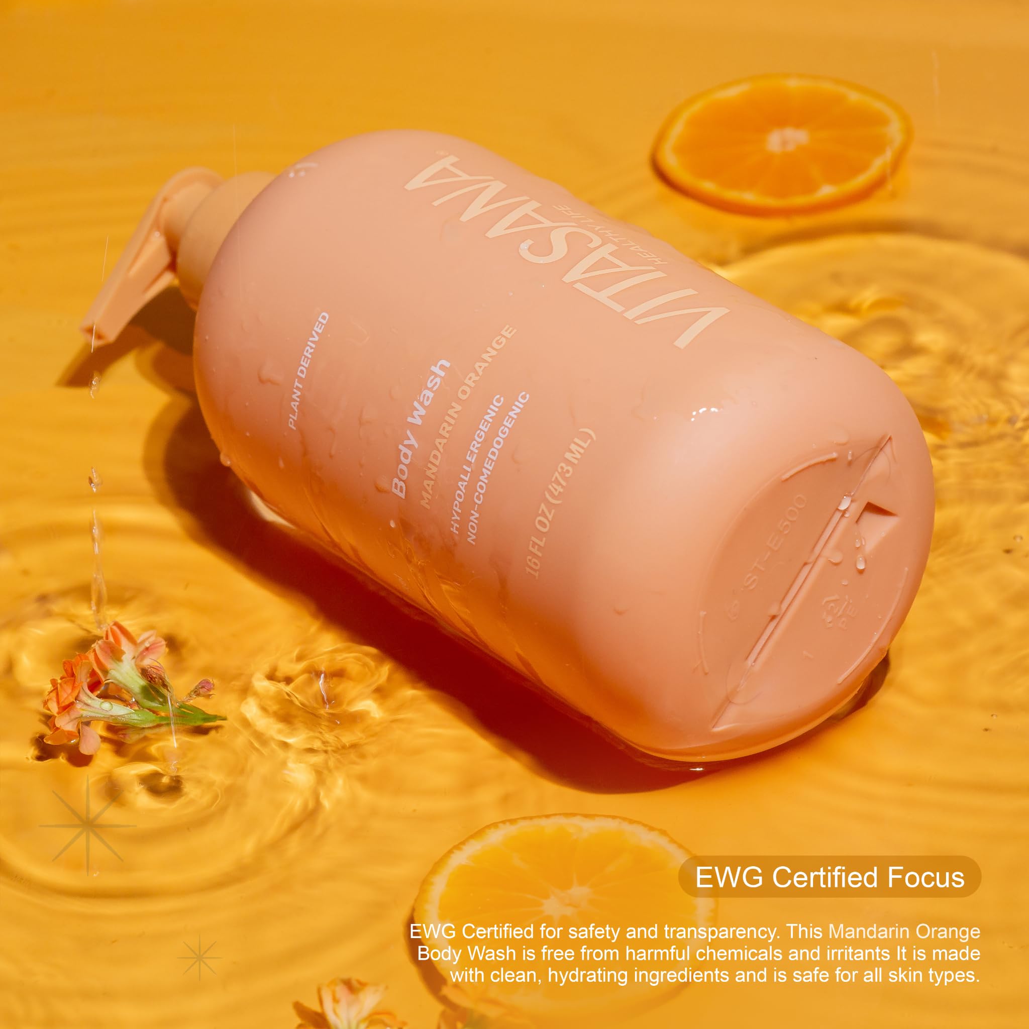 Vitasana hypoallergenic formula supports sensitive skin for daily, gentle cleansing.