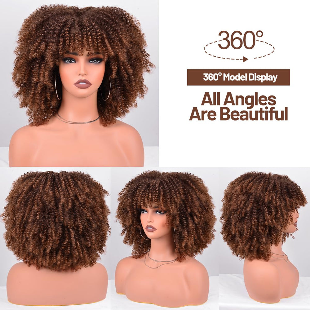 Vitorish Afro wig adjustable cap buttons improve fit for varied head sizes