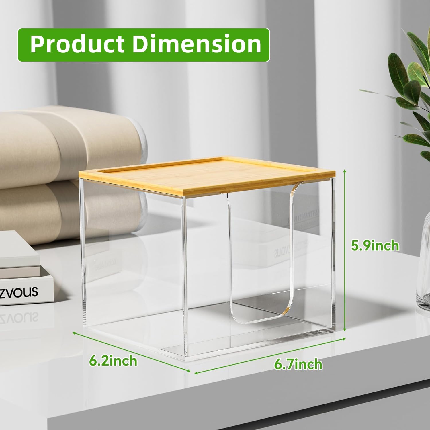 VITVITI bamboo lid close-up highlights natural storage and lid versatility.