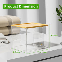 VITVITI bamboo lid close-up highlights natural storage and lid versatility.