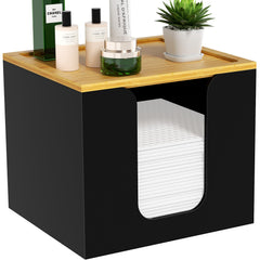 VITVITI disposable face towel holder box acrylic—clear visibility for quick towel checks
