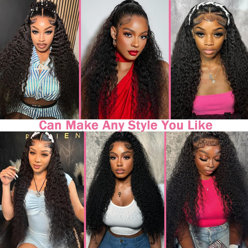 VIULKY wedding-party deep-wave wig suited for special occasions