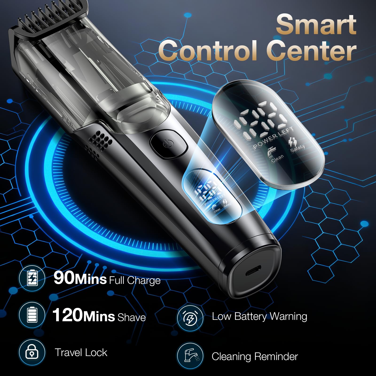 VivaEase IPX6 waterproof precision trimmer being rinsed after use