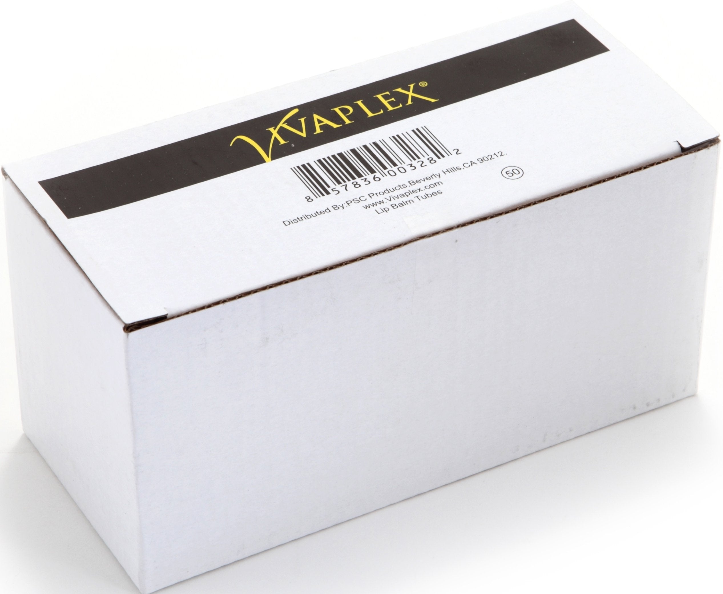 Vivaplex clear lip balm tubes with turning-wheel dispense for controlled application