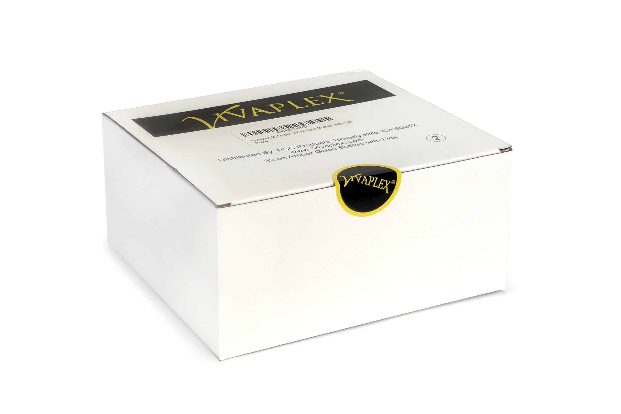 Vivaplex amber glass closeup shows sturdy container for essential oils