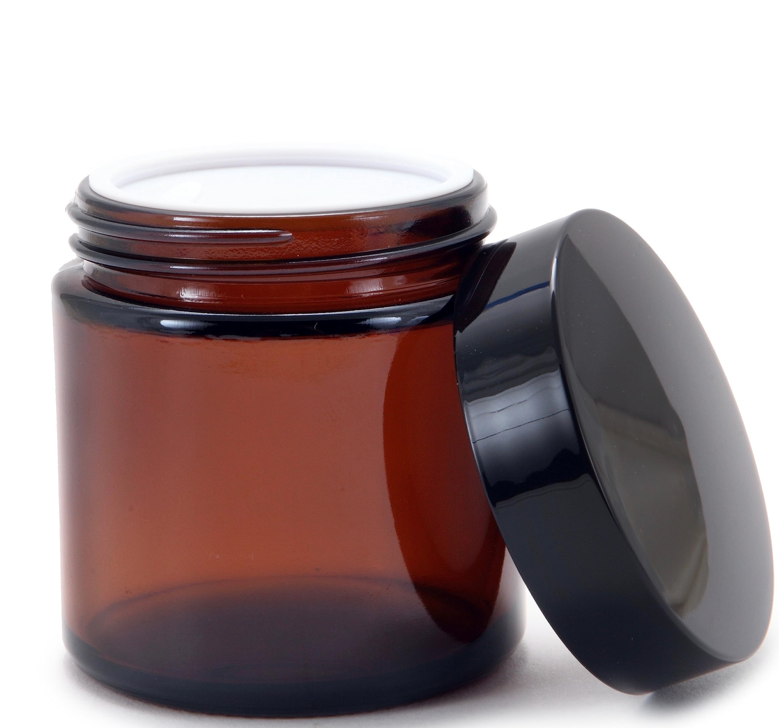 Vivaplex amber 4oz jar label highlights contents for easy selection.