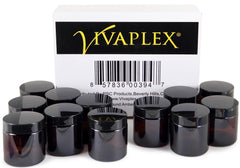 Vivaplex amber 4oz jar in travel pack, perfect for on-the-go skincare.