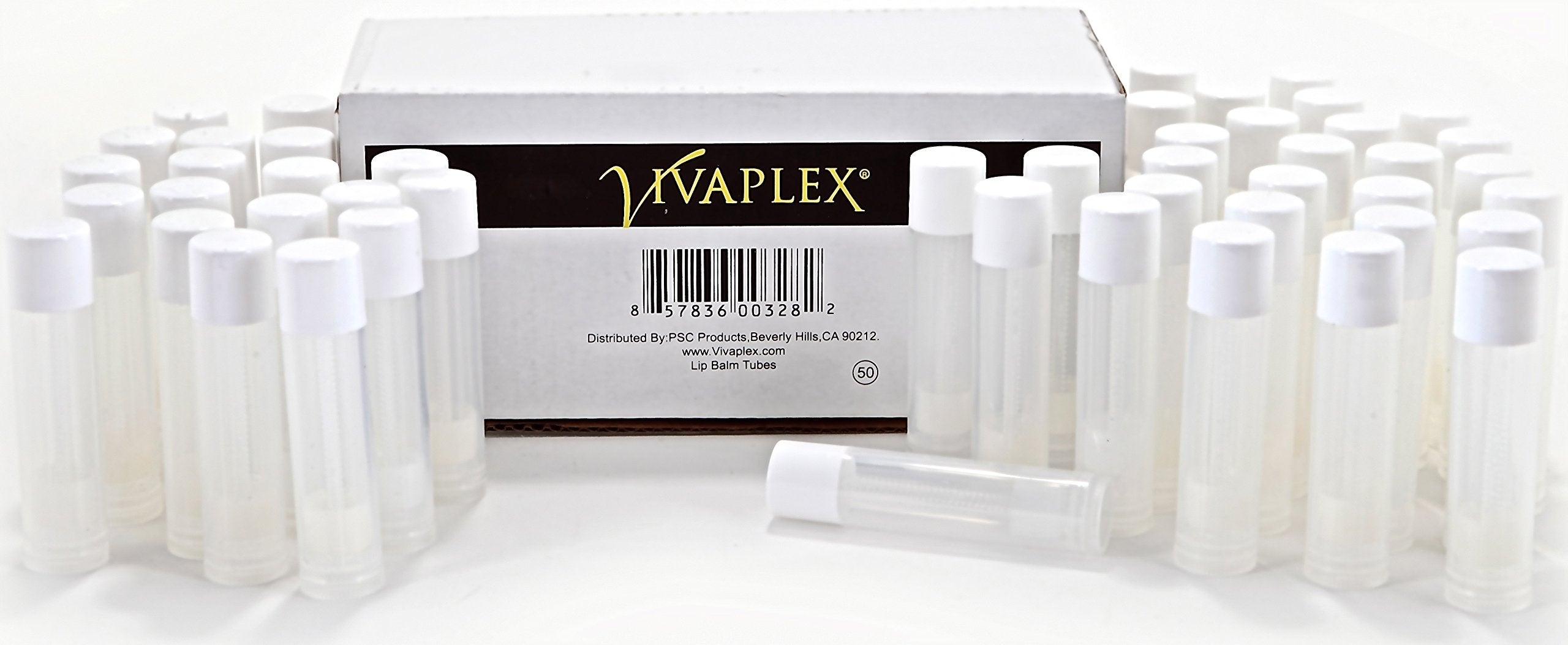 Vivaplex white-cap sealed tubes prevent leaks during travel