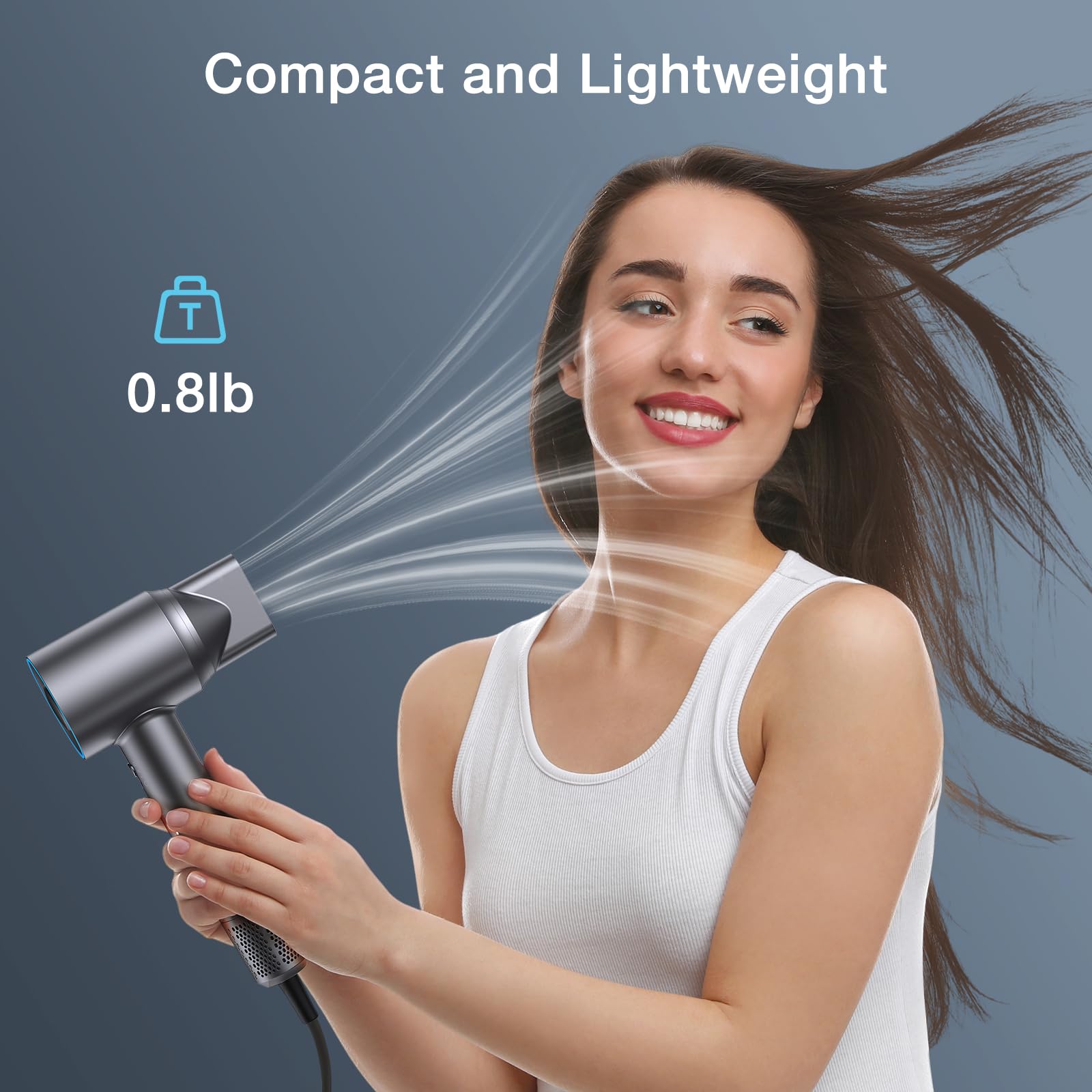 VivaEase 360-degree magnetic concentrator shown for precise, focused styling.