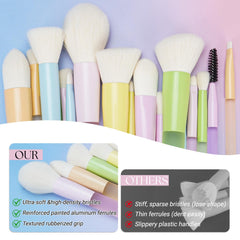 VIVID BEAUTY blush brush for precise cheek color and seamless blend.