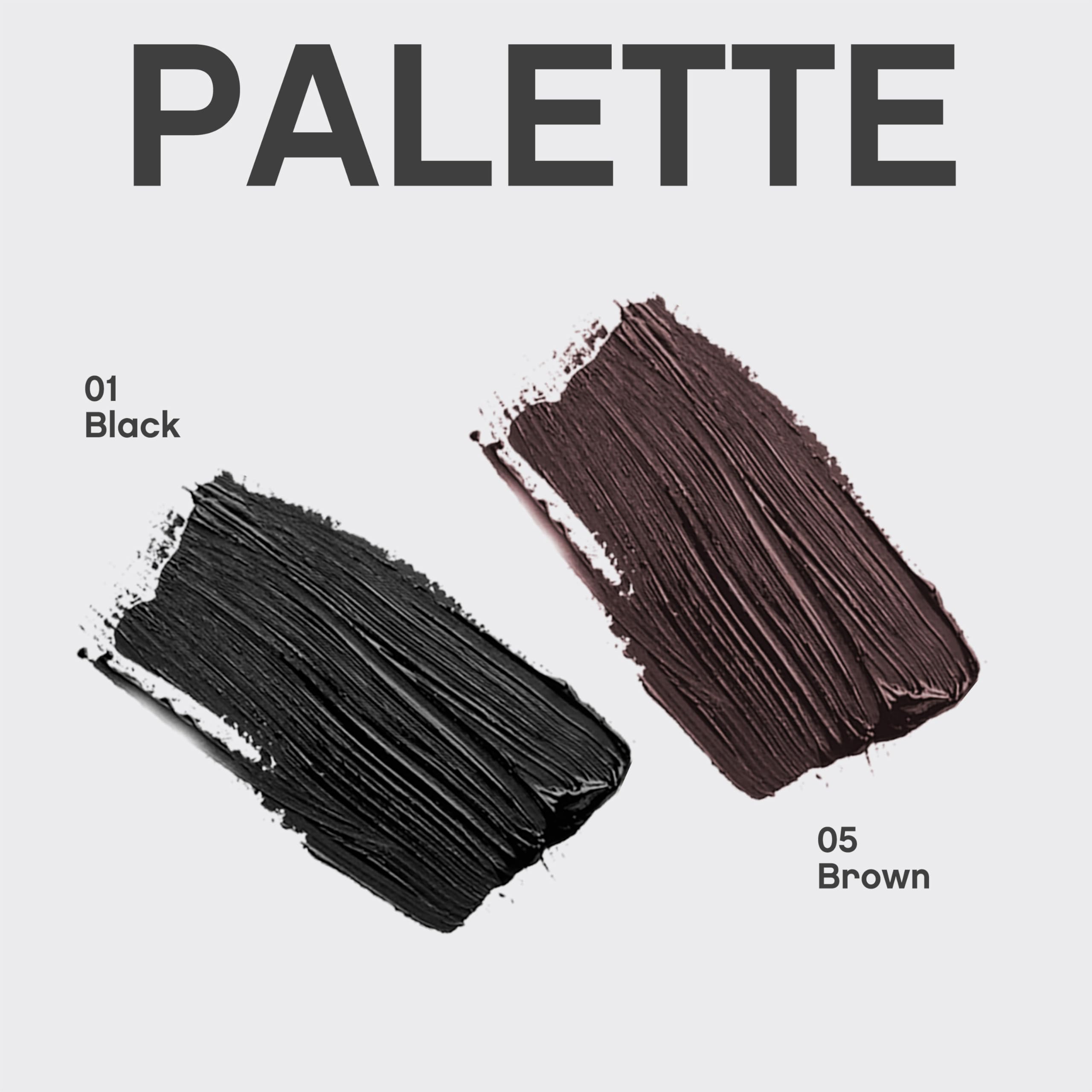 Vivienne Sabó Cabaret Premiere Brown Mascara swatch in rich brown shade 05.