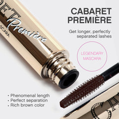 Vivienne Sabó Cabaret Premiere Brown Mascara wand close-up showing precise definition.