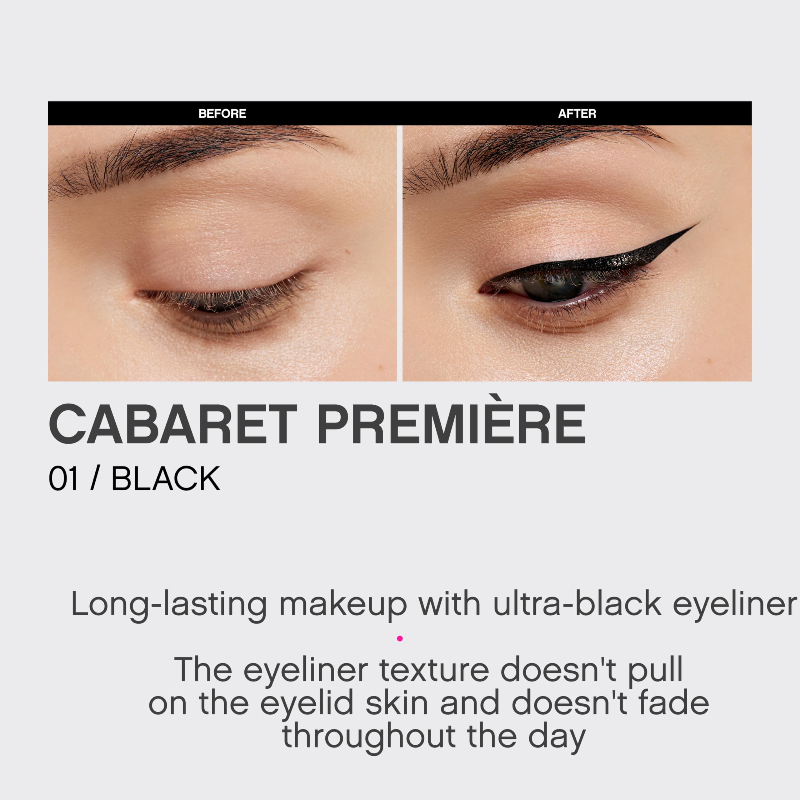 Vivienne Sabó Cabaret Premiere Eyeliner Pen waterline application for quick definition.