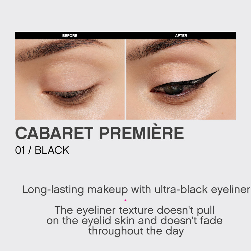 Vivienne Sabó Cabaret Premiere Eyeliner Pen waterline application for quick definition.