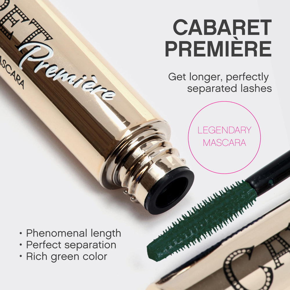 Vivienne Sabó Cabaret Premiere Green Mascara wand coats lashes for defined look