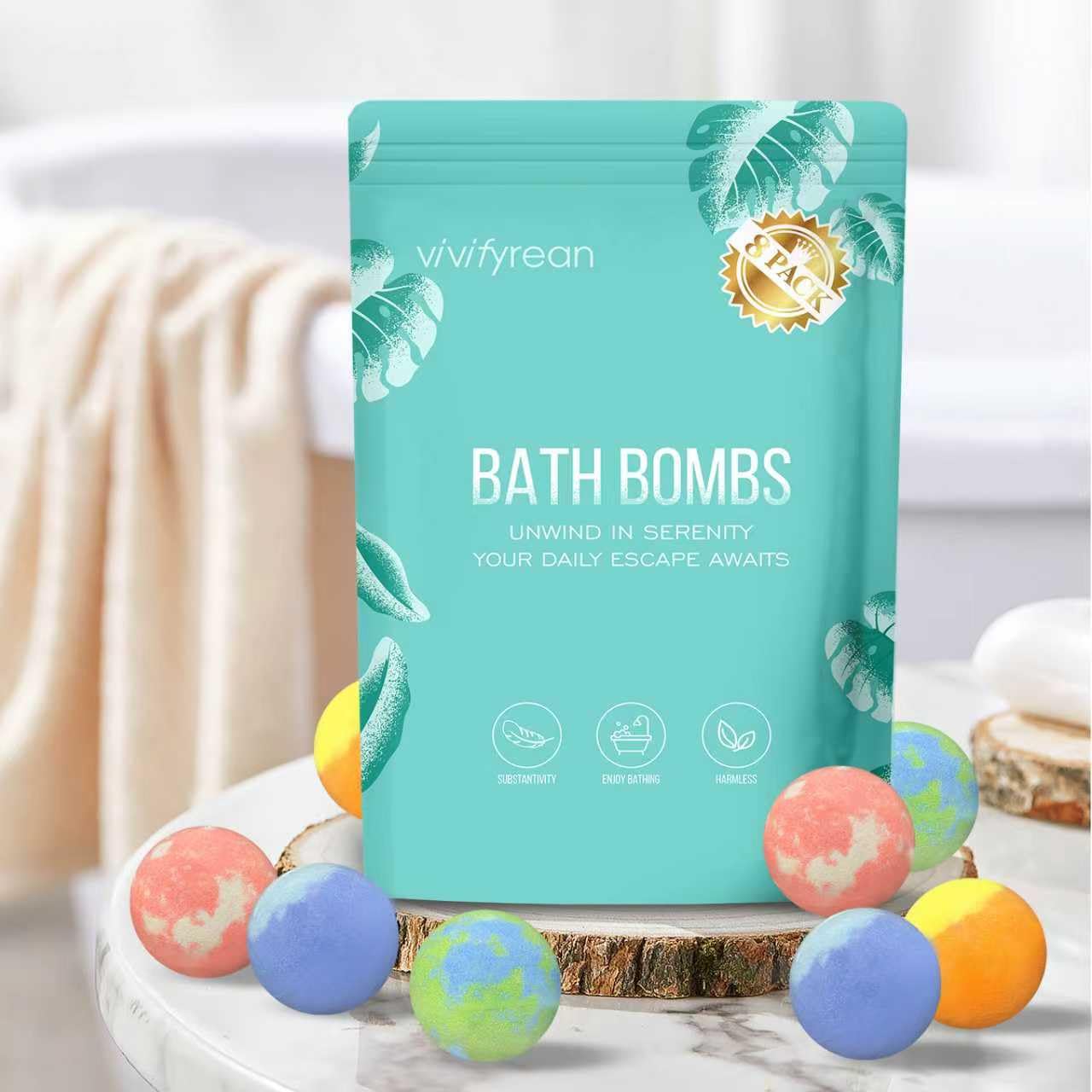 Vivifyrean Bath Bombs are great stocking stuffers for holidays and birthdays.