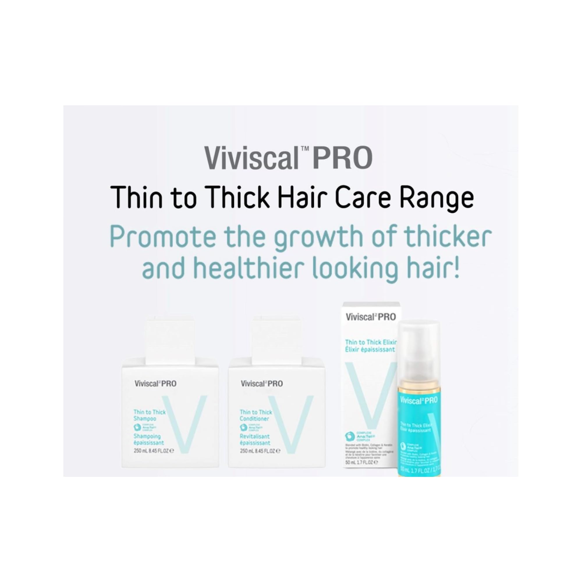 Viviscal Professional Thin to Thick Shampoo applying lather into scalp
