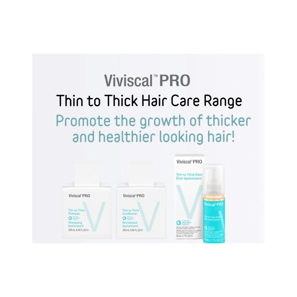 Viviscal Professional Thin to Thick Shampoo applying lather into scalp