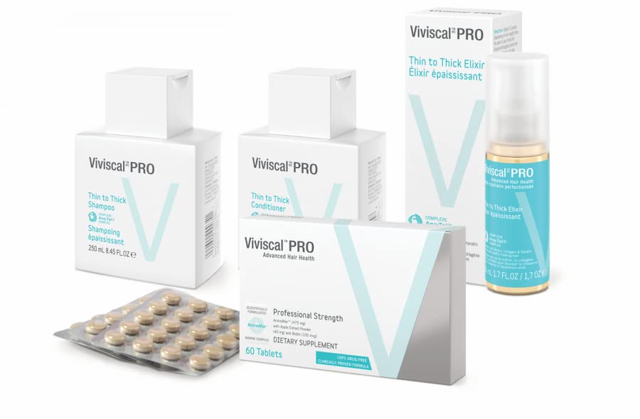 Viviscal Professional Thin to Thick conditioner tube for detangling and smoothing.