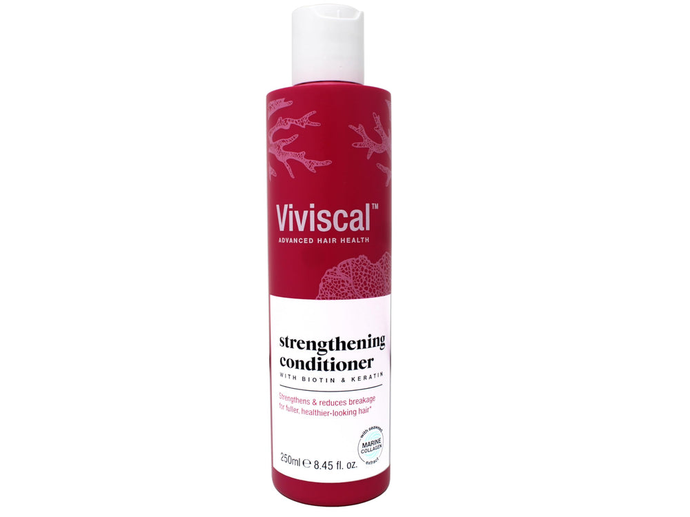 Viviscal seaweed extract label detail highlights nourishing botanical ingredients for hair health.