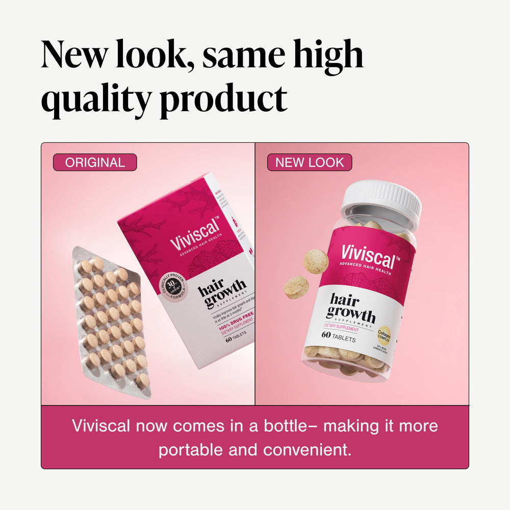 viviscal tablets close-up showing smooth texture and easy daily dosing benefit