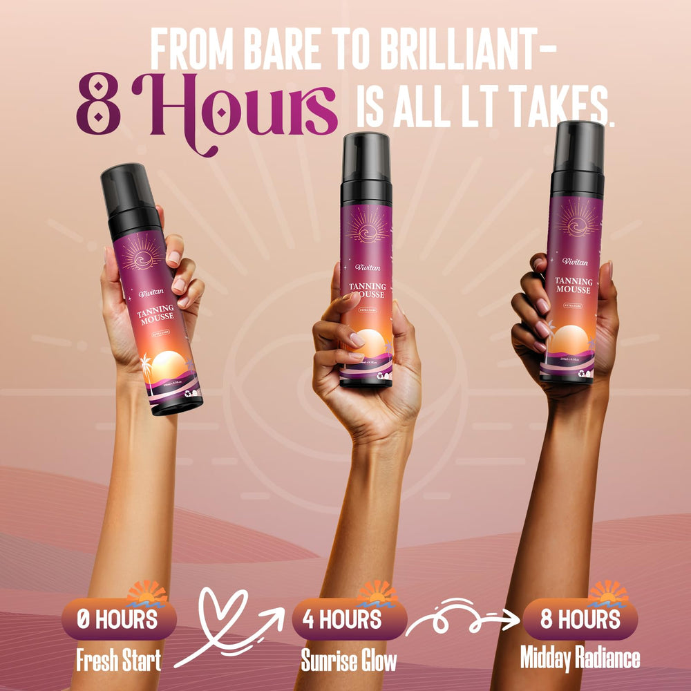 Vivitan goddess bronze tone on skin for natural warmth