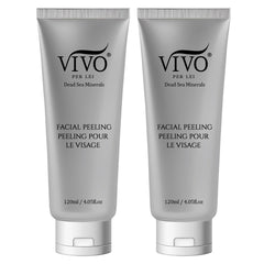 Vivo Per Lei pack-2 exfoliating gel shown for value and routine use