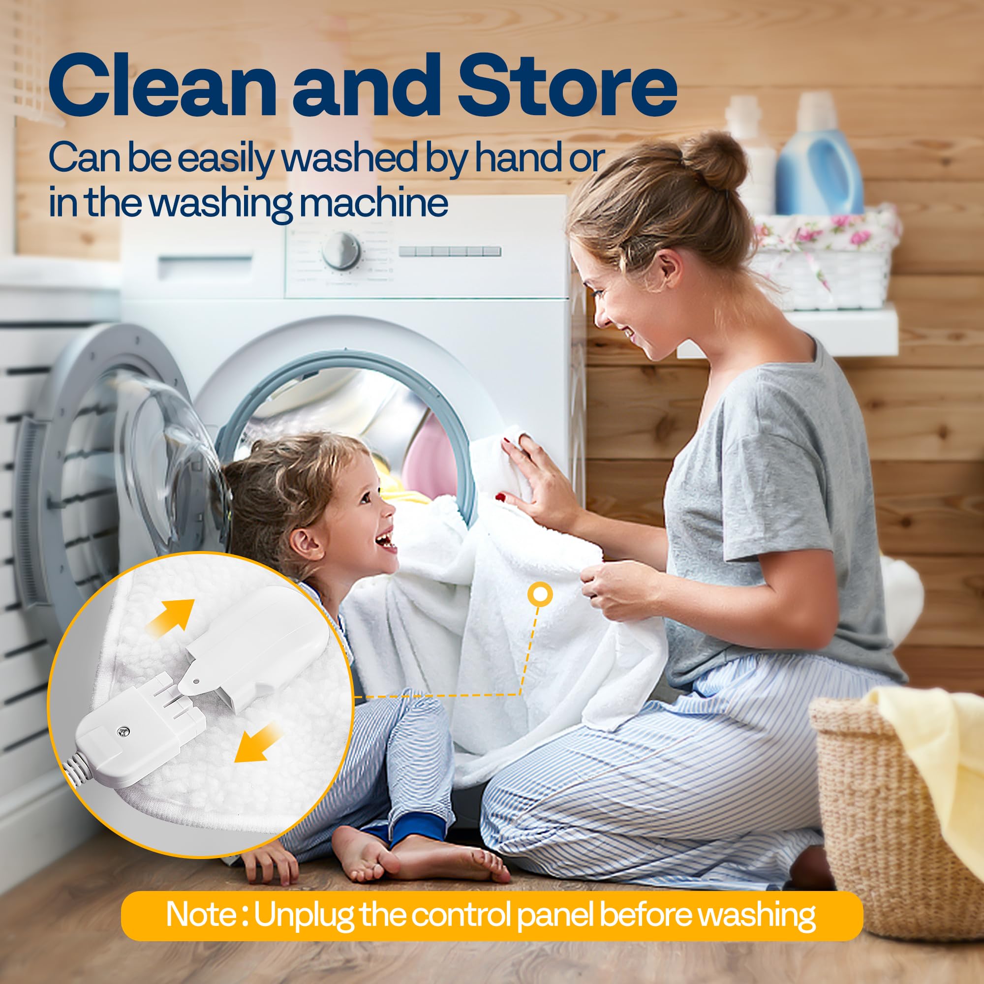 VIVOHOME warmer folds for compact storage between uses