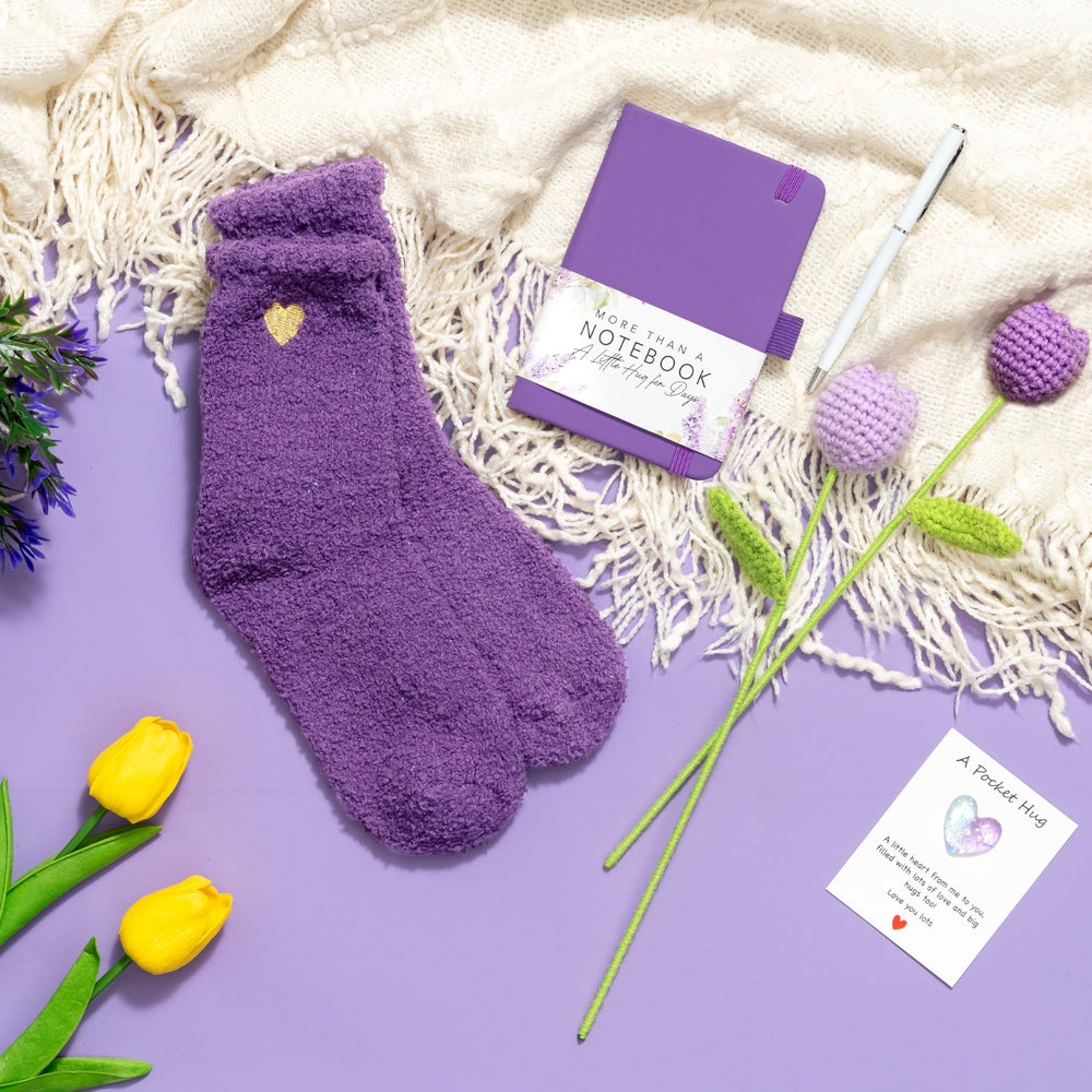 VKTASIMK fuzzy socks provide plush warmth for home moments