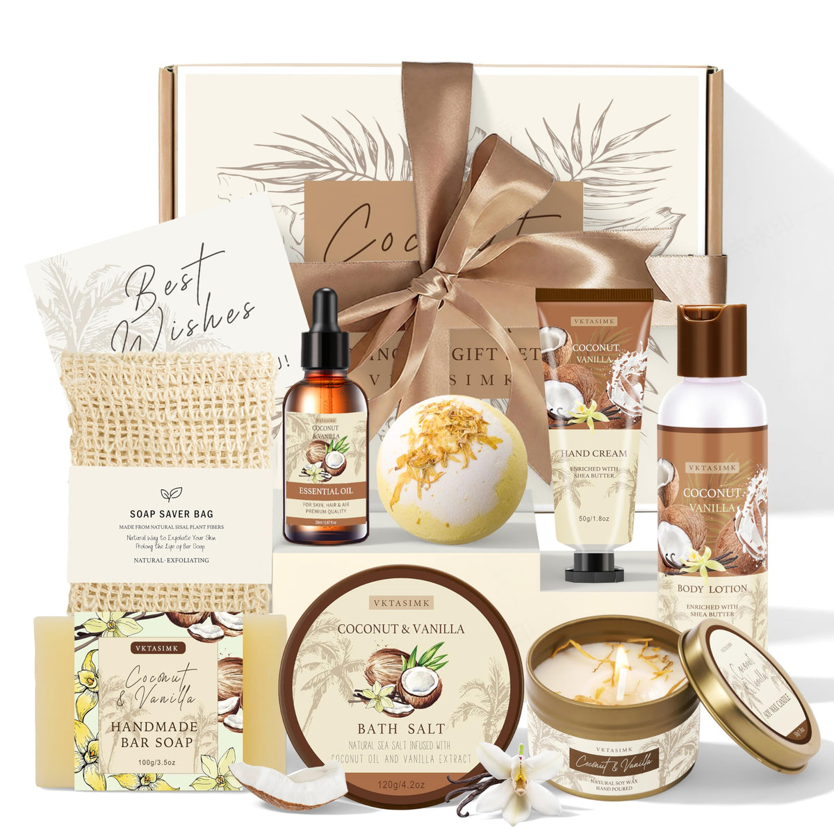VKTASIMK gifts-women-spa-set-unboxed: ready-to-gift spa kit for weekend pampering.