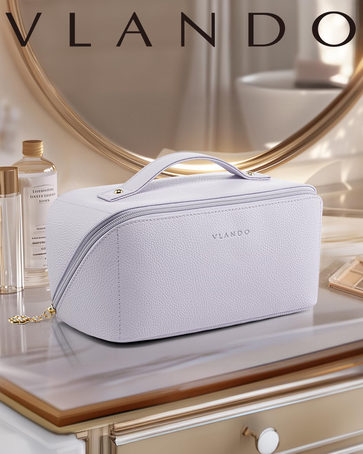 Vlando portable handle makes it effortless to carry on journeys.