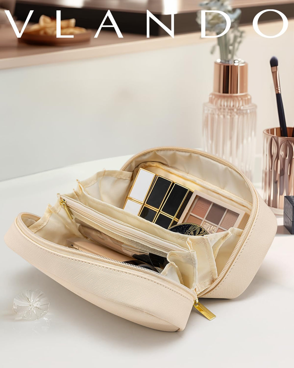 Vlando women's travel accessory bag ideal for purse, vacation, and daily use.