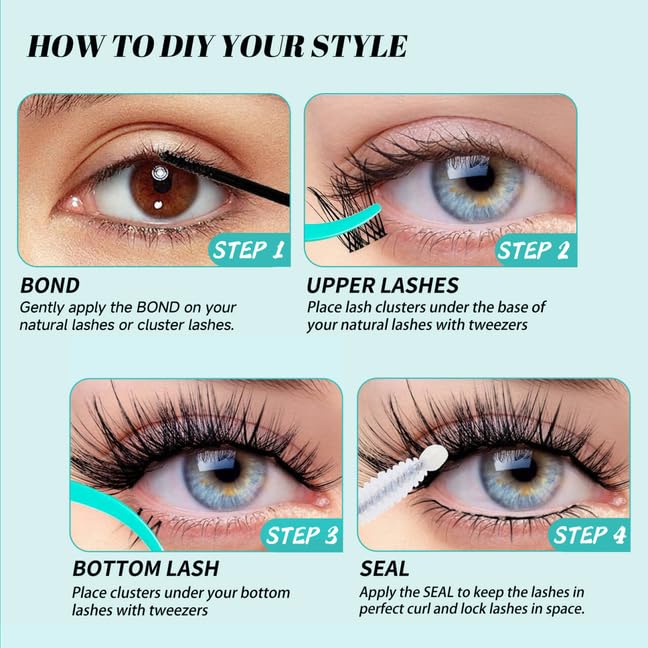 VLVLOCK Ivy Kit at-home lash extensions saves time and salon trips.