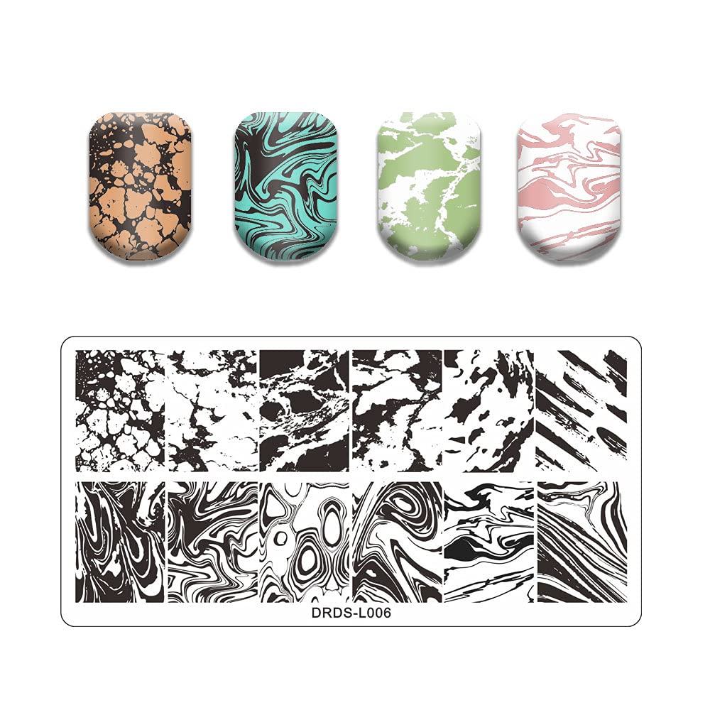 VNC stamping-in-action showing easy transfer on nails