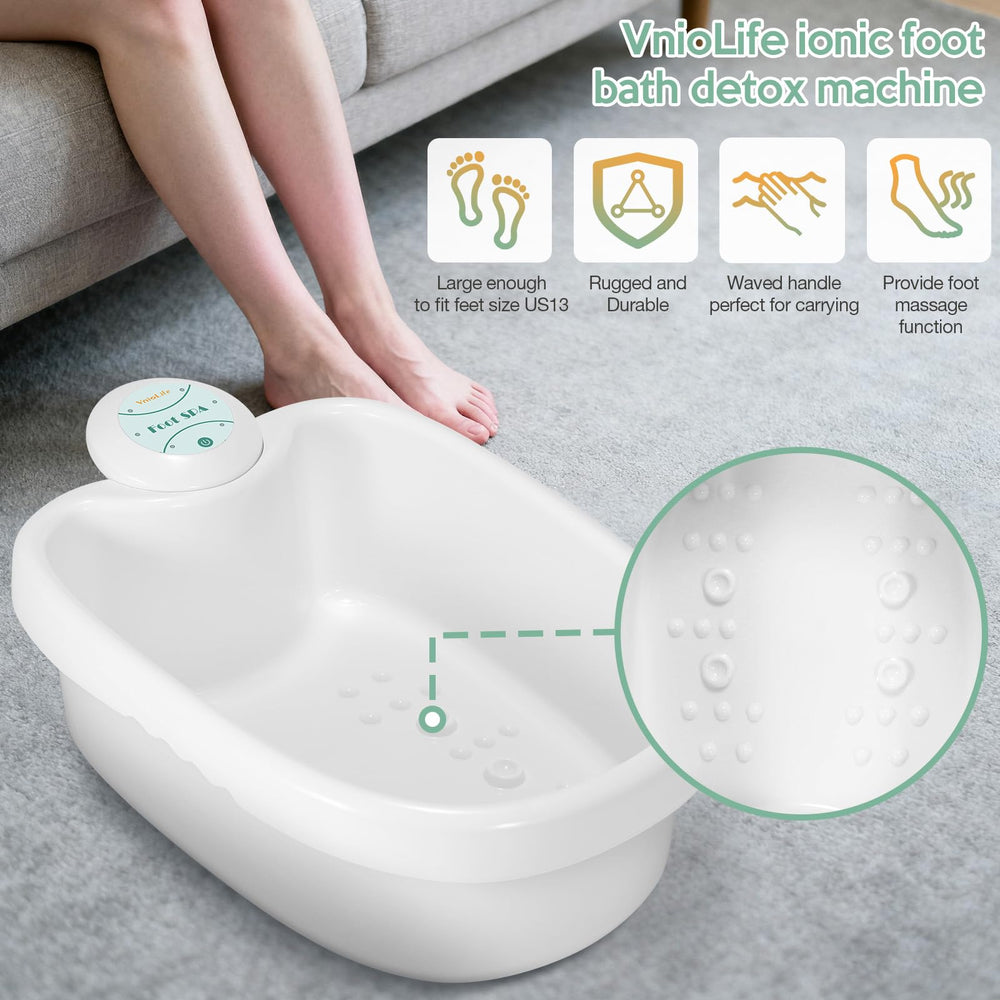 VnioLife home spa detox setup ready for wellness routines