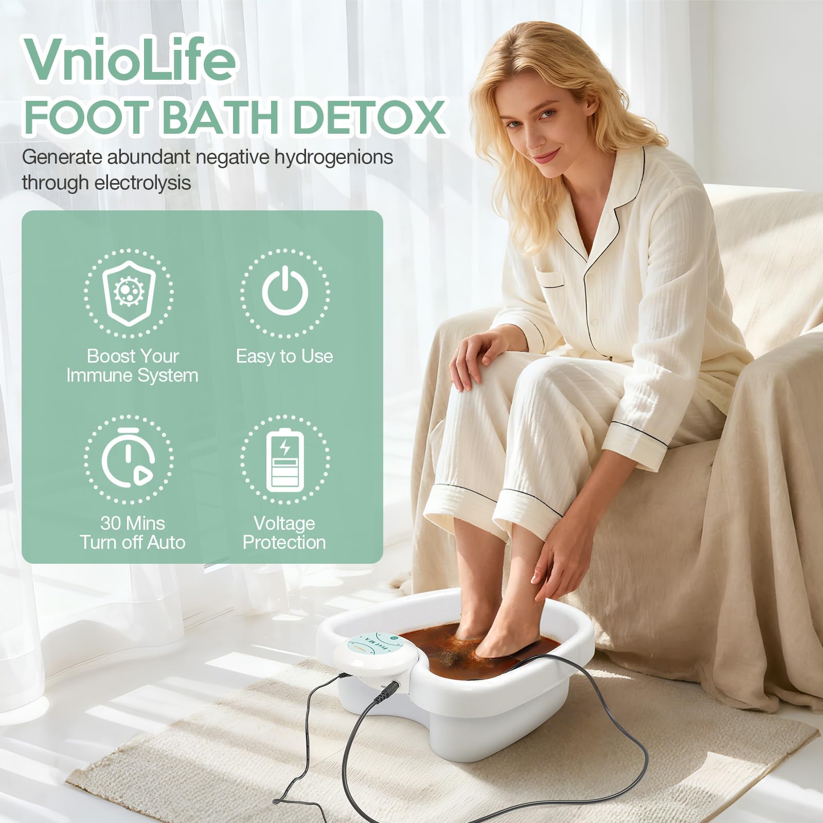 VnioLife 100 liners pack emphasizes hygienic, quick session setup