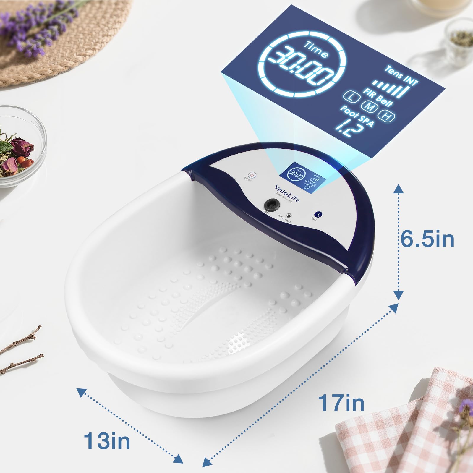 VnioLife wrist strap and accessories image for easy setup and control