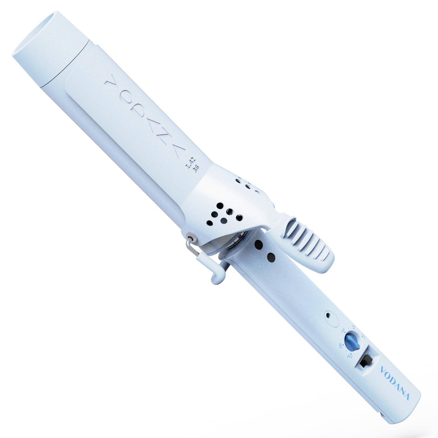 Vodana GlamWave curling iron heat-up quickly for busy mornings