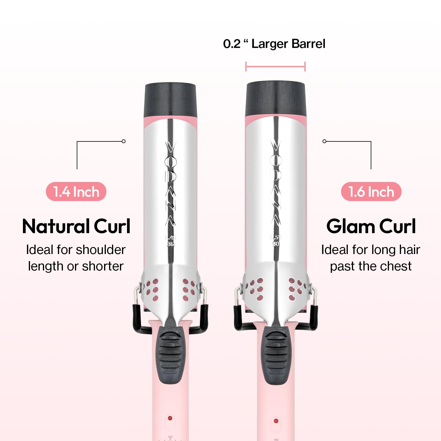 Vodana GlamWave heats up in a minute for quick morning curls