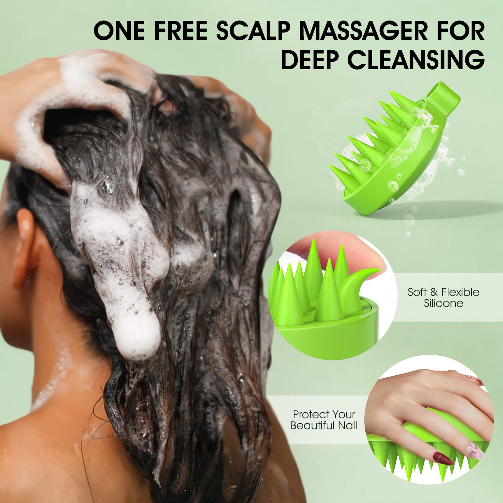 VOERUY application routine suggests a simple weekly detox for healthier scalp.