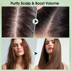 VOERUY honeysuckle and sea salt illustrate gentle natural exfoliation.