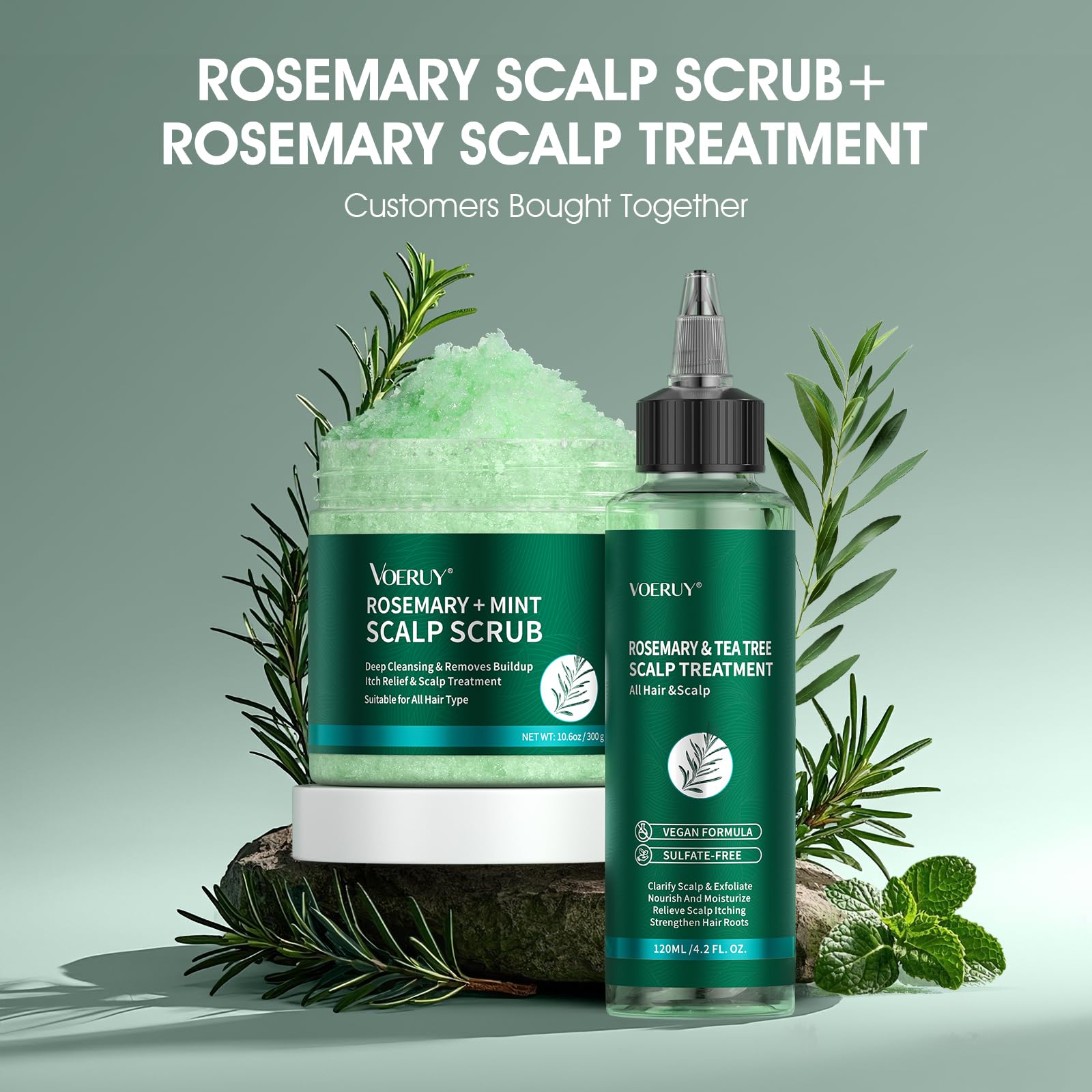 VOERUY Scalp Treatment after use hair looks refreshed and non-greasy.
