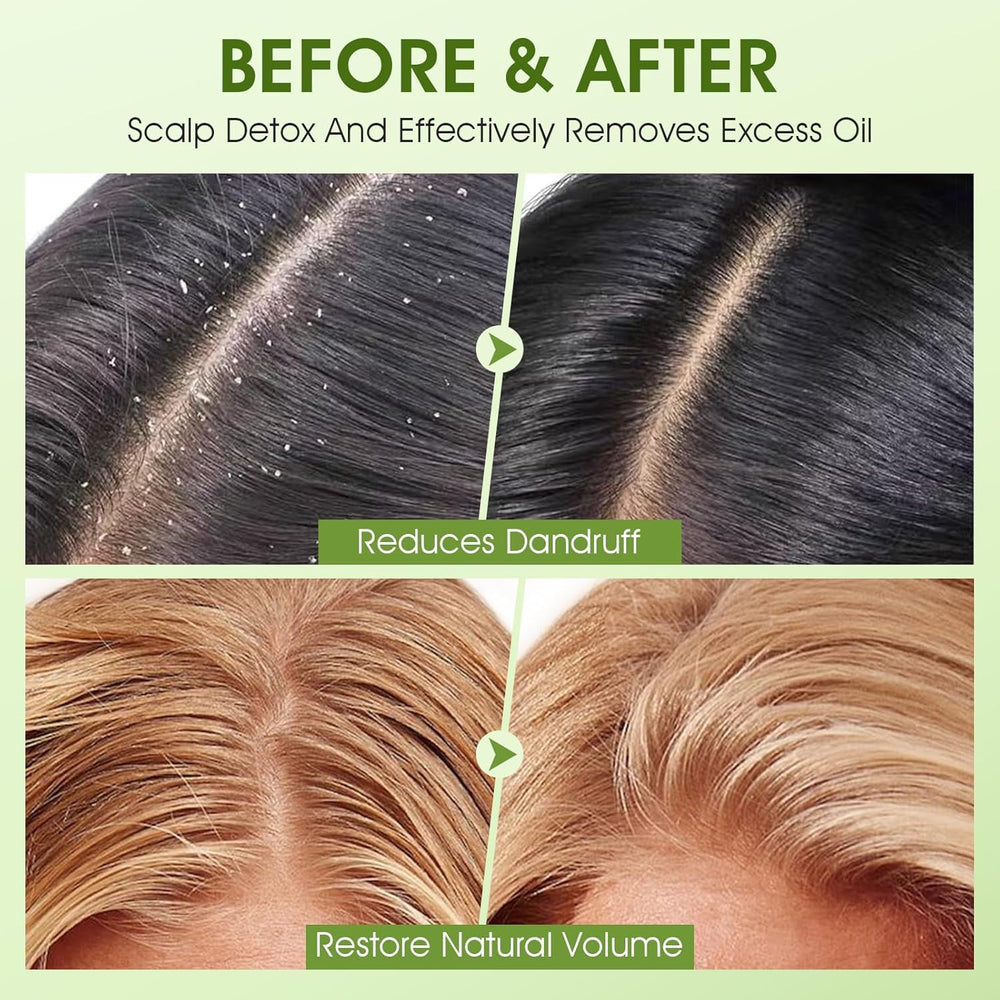VOERUY Sea salt texture supports detoxifying scalp cleanse