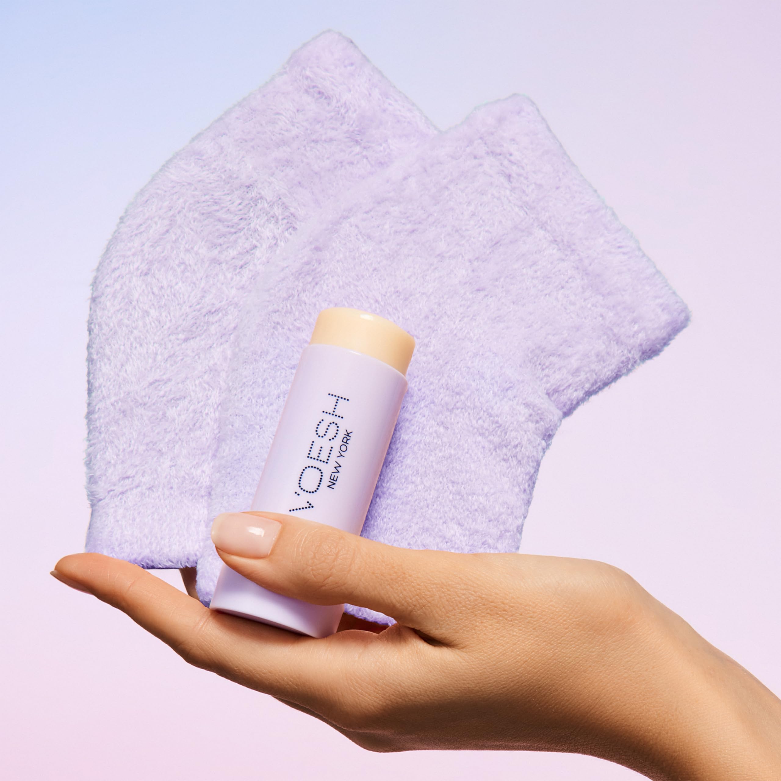 VOESH two-in-one system for easy home foot care.