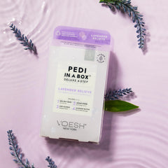 VOESH Pedi in a Box Eucalyptus Energy Boost sugar scrub ready for exfoliation