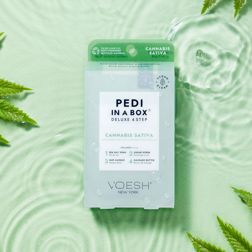 VOESH Massage Butter hydrates and soothes dry skin during home pedicure