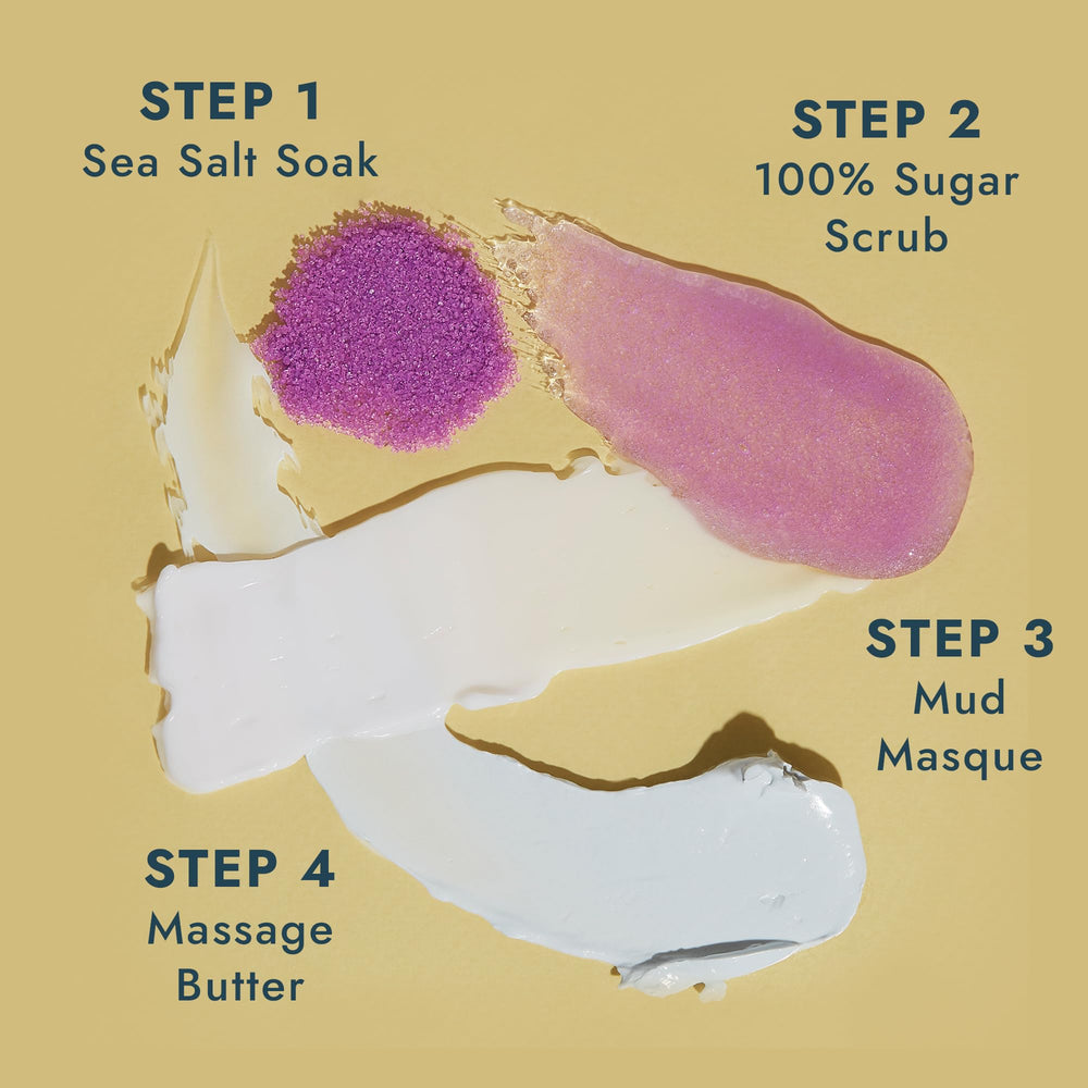 VOESH Pedi in a Box Lavender massage butter for hydration and soothing feet