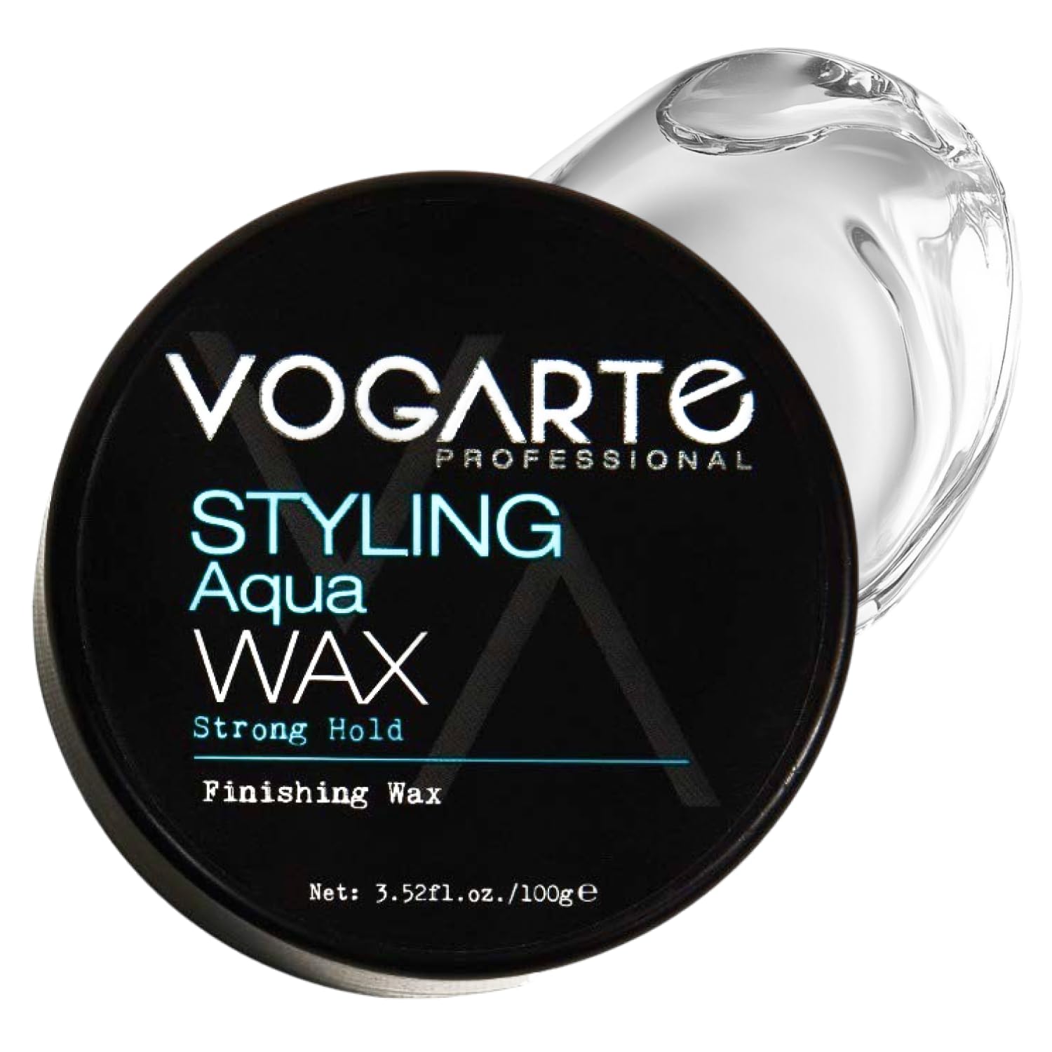 Vogarte Hair Wax easy-wash-out demonstrates quick removal after styling.