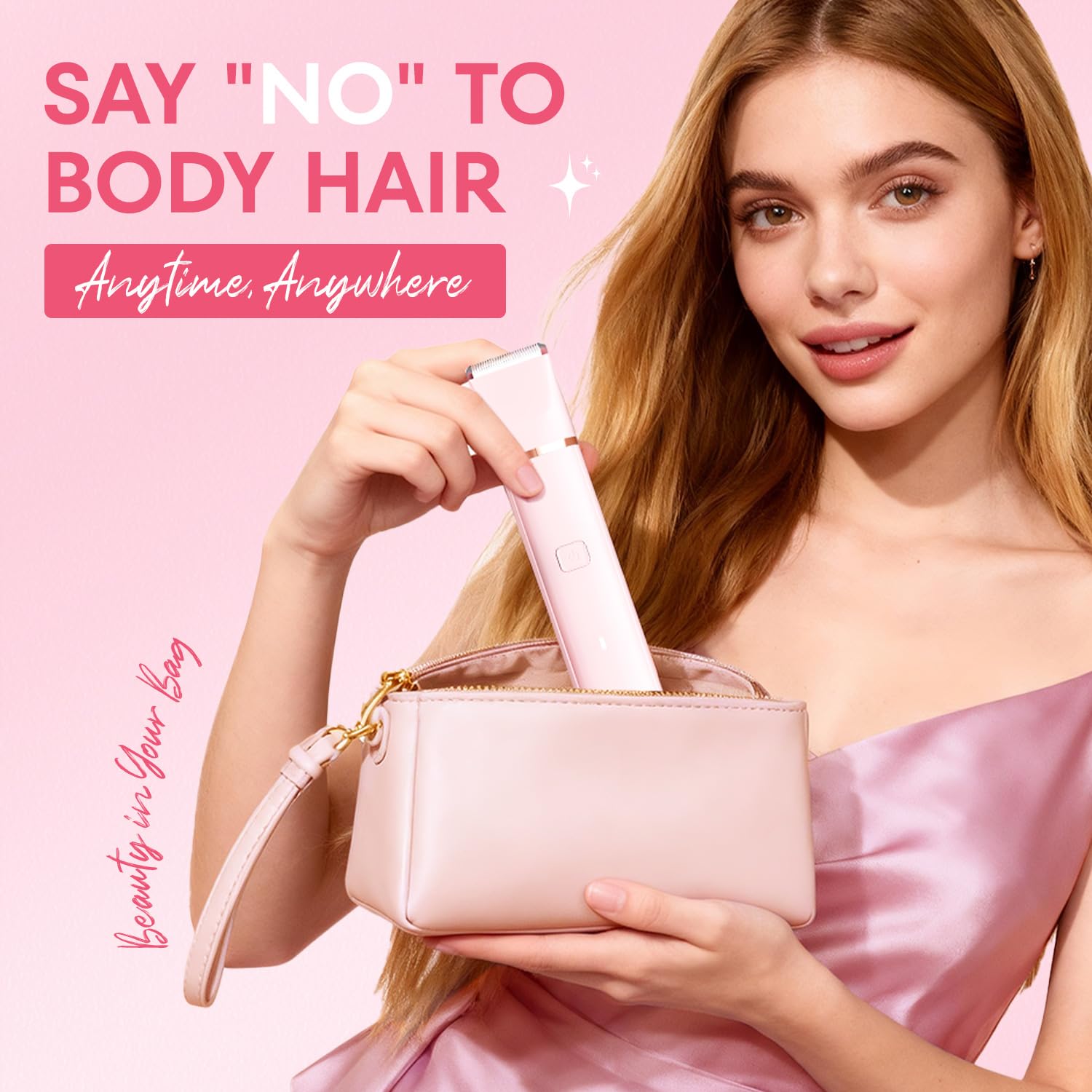 VG VOGCREST full-body-use design supports underarms, legs, and bikini areas.